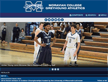 Tablet Screenshot of moraviansports.com